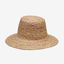 Lark Raffia Bucket in Pink