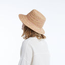 Lark Raffia Bucket in Pink
