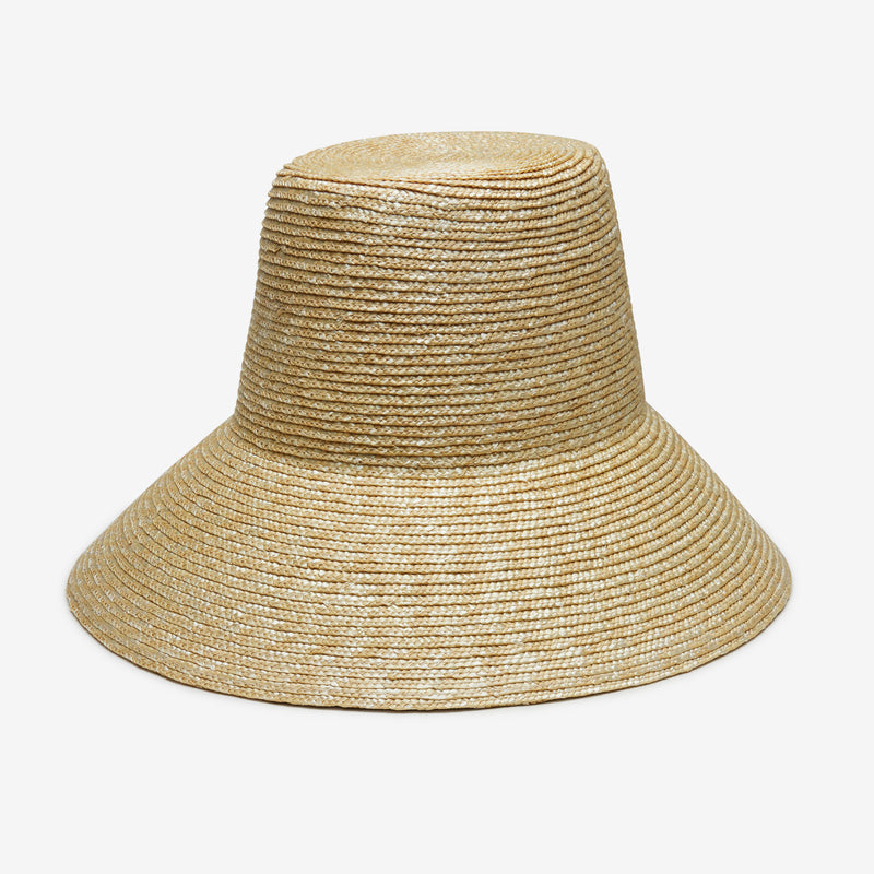 Wyeth Darcy Wheat Straw Sun Hat in Natural – beige, wide brim, high crown