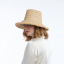 Bali Raffia Bucket in Natural