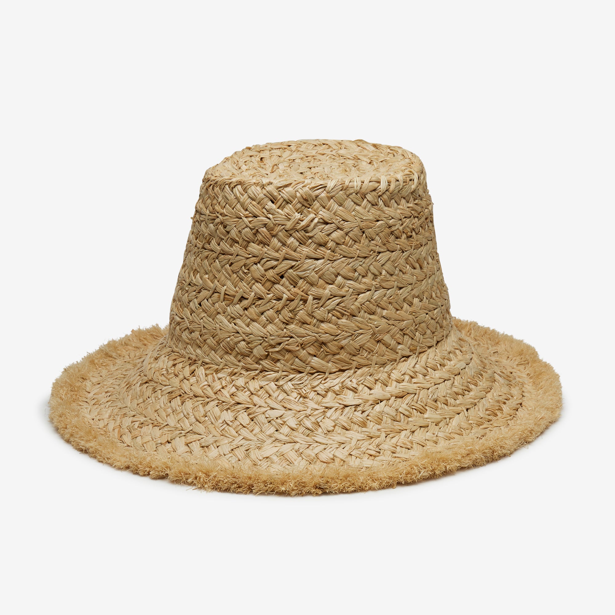 Bali Raffia Bucket in Natural – W Y E T H