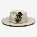 Larz Wool Fedora in Bone