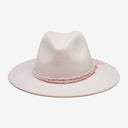 Finn Packable Wool Fedora in Blush