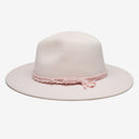 Finn Packable Wool Fedora in Blush