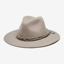 Finn Wool Fedora in Taupe