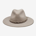Finn Wool Fedora in Taupe