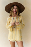 Brie Wide Brim Wheat Straw Rancher in Chocolate