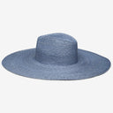 Brie Wheat Straw Hat in Blue
