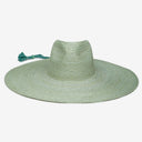 Brie Wide Brim Straw Sun Hat in Sage