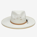 Rey Shantung Pencil Brim in Ivory