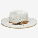 Rey Shantung Pencil Brim in Ivory