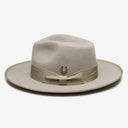 Chance Wool Felt Fedora in Taupe