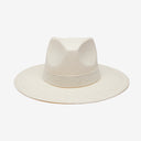 Sutton Paper Straw Fedora in Ivory