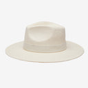Sutton Paper Straw Fedora in Ivory
