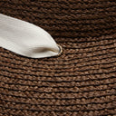 Thea Raffia Sun Hat in Chocolate