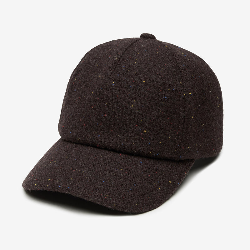 Logan speckled wool cap in Brown