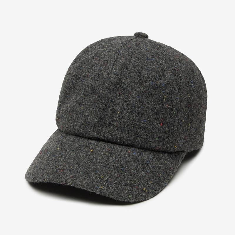 Logan speckled wool cap in Grey