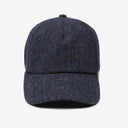 Logan Speckled Wool Cap in Navy - Men's