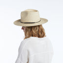 Orion Straw Fedora in Natural