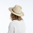 Orion Straw Fedora in Natural