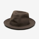 Wyeth Mick Crushable Wool Felt Fedora in Brown