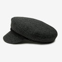 Wyeth Blair Wool Newsboy Cap in Charcoal – gray, additional view