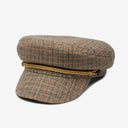 Wyeth Crew Wool Newsboy Cap in Brown