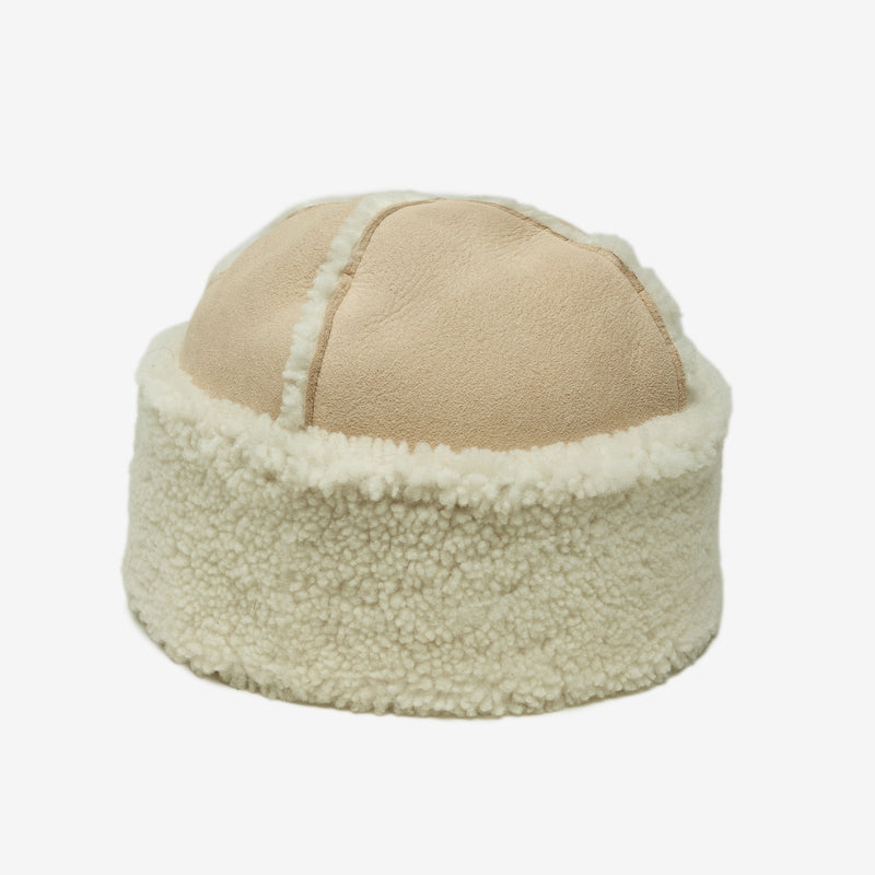 Buckley Shearling Fisherman in Cream