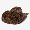 McGraw Wool Felt Cowboy in Leopard