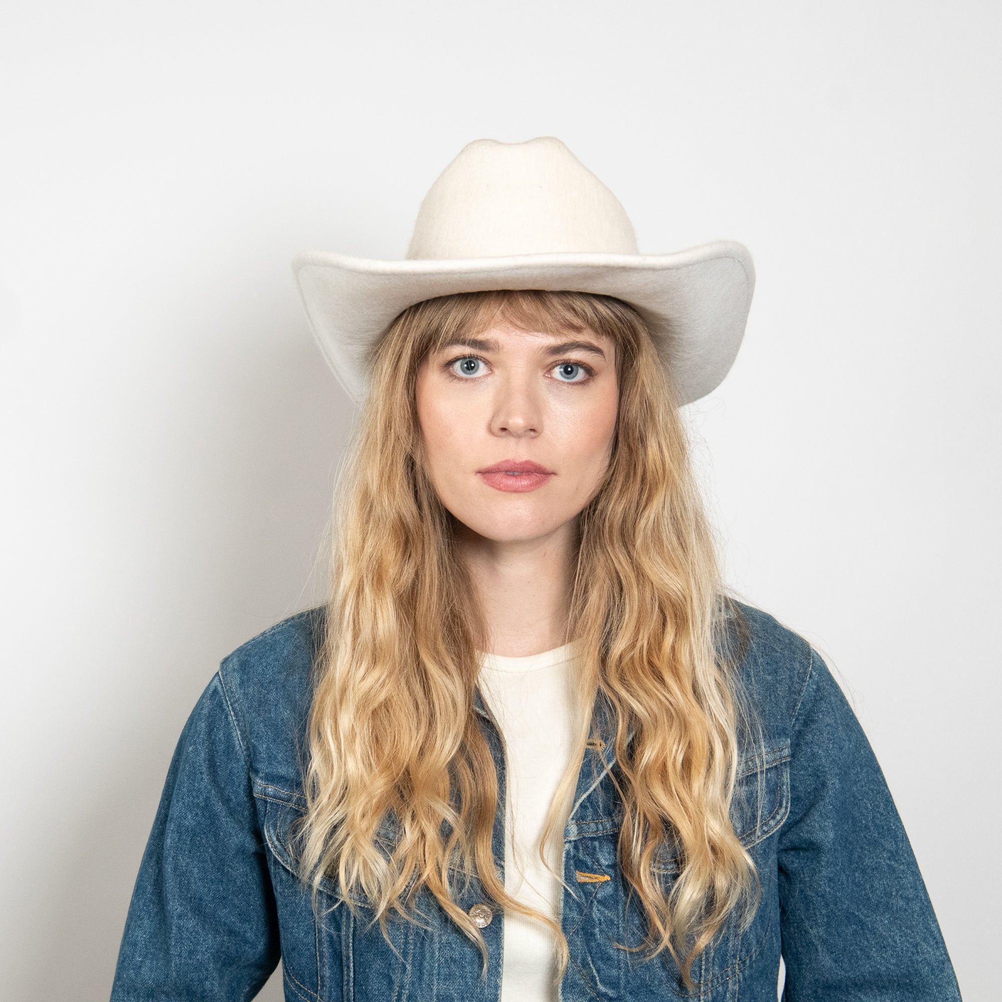 Cream White Cowboy Hat Felt - McGraw