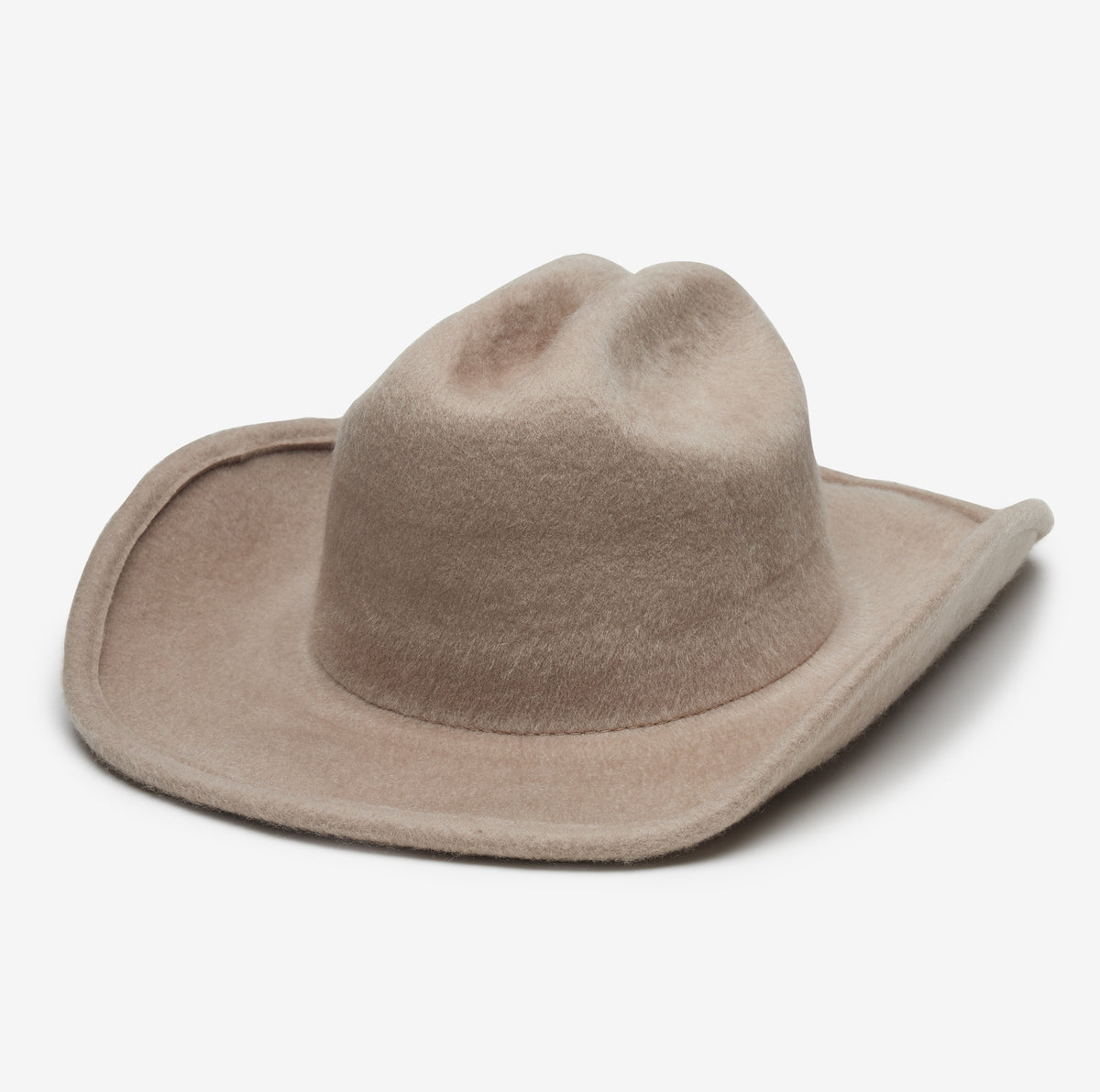 Wyeth Harper Tan Wool Felt Hat Leather Band Western Ranch O/S Roper Cowboy Hat Tan - 100% Wool Felt - Etsy main image 2