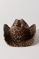 McGraw Wool Felt Cowboy in Leopard