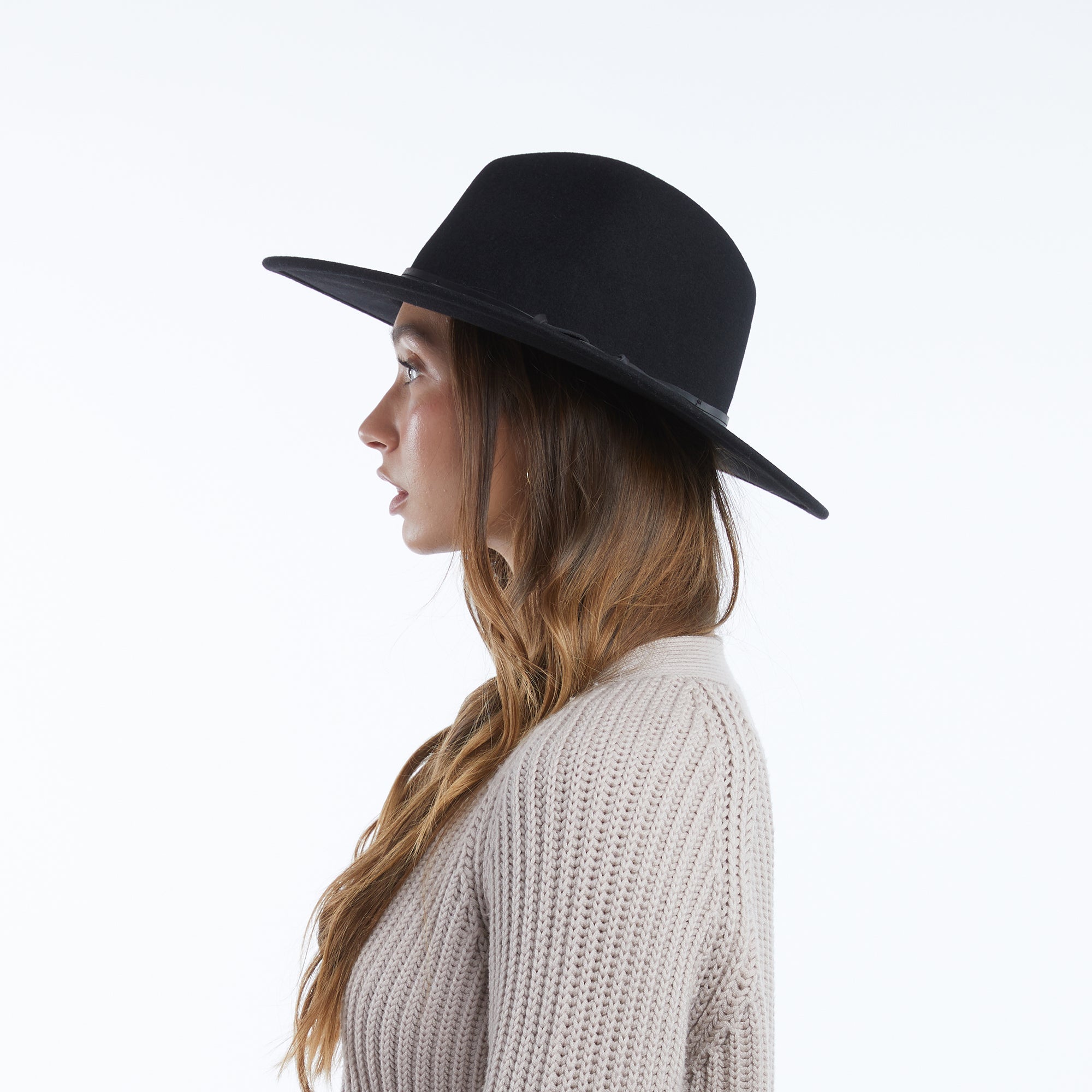 WYETH Billie Fedora Wool Hat Cream Wool Felt Rancher Hat Billie main image 2