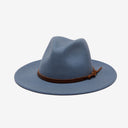 Wyeth Billie Fedora in Denim Blue – packable