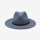 Wyeth Billie Fedora in Denim Blue – packable, additional view