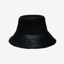 Tali Raffia Bucket in Black
