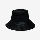 Tali Raffia Bucket in Black