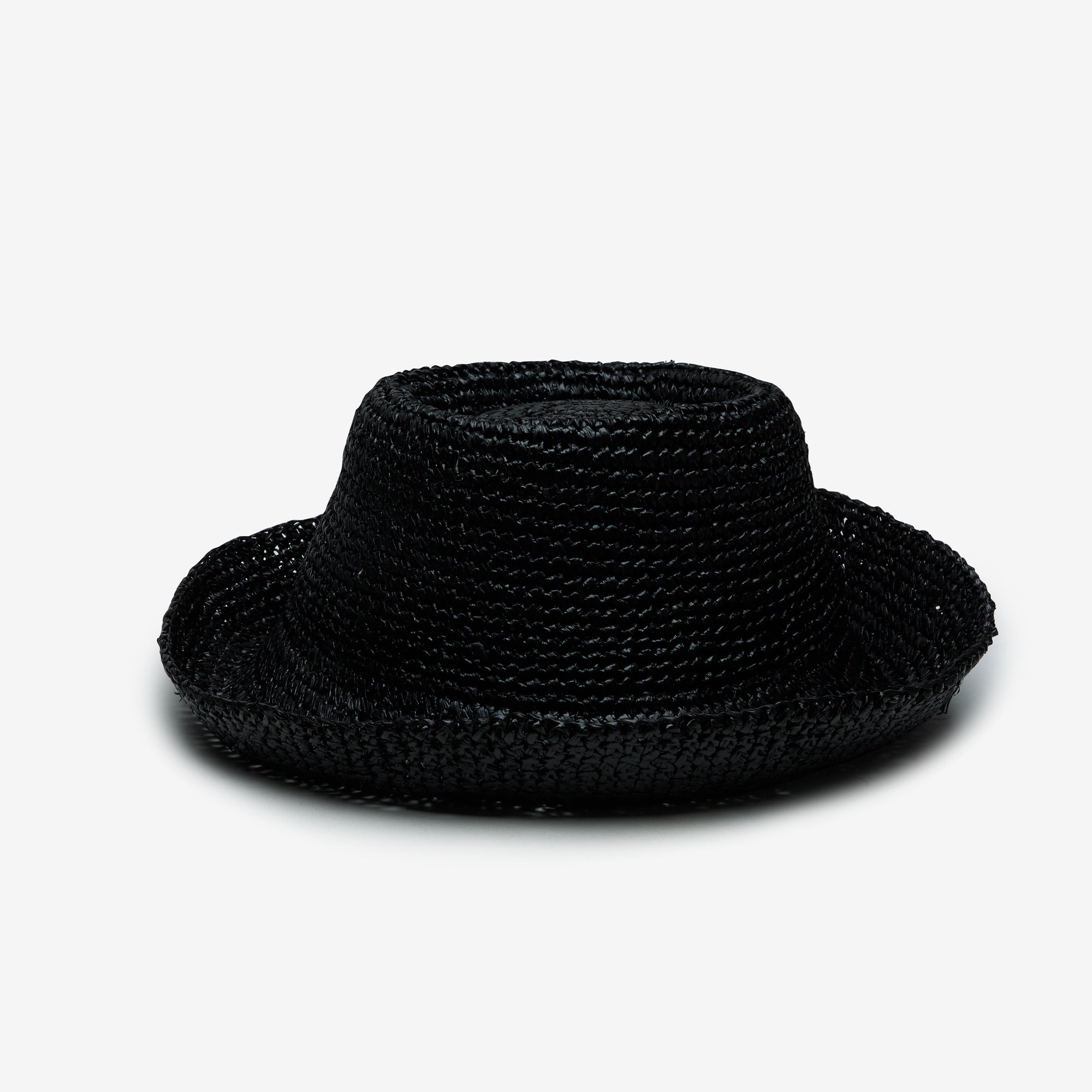 Brown Straw Bucket Hat - Packable Sun/Beach Women's - Tali Chocolate