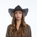 Ford Sisal Straw Cowboy in Black