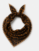 Monti Cashmere Bandana in Leopard