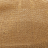 Mesh, close up - an open synthetic weave built to move air, the most packable material Wyeth uses
