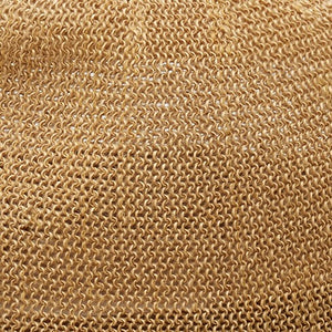 Mesh, close up - an open synthetic weave built to move air, the most packable material Wyeth uses