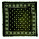 Peters Cashmere Bandana in Green