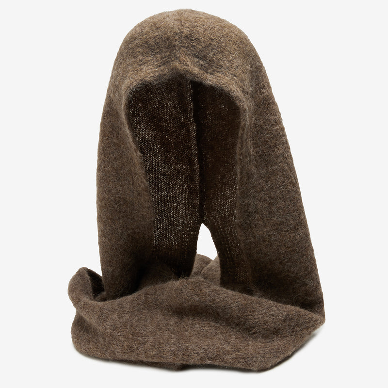 Wyeth Meryl Hooded Scarf in Brown