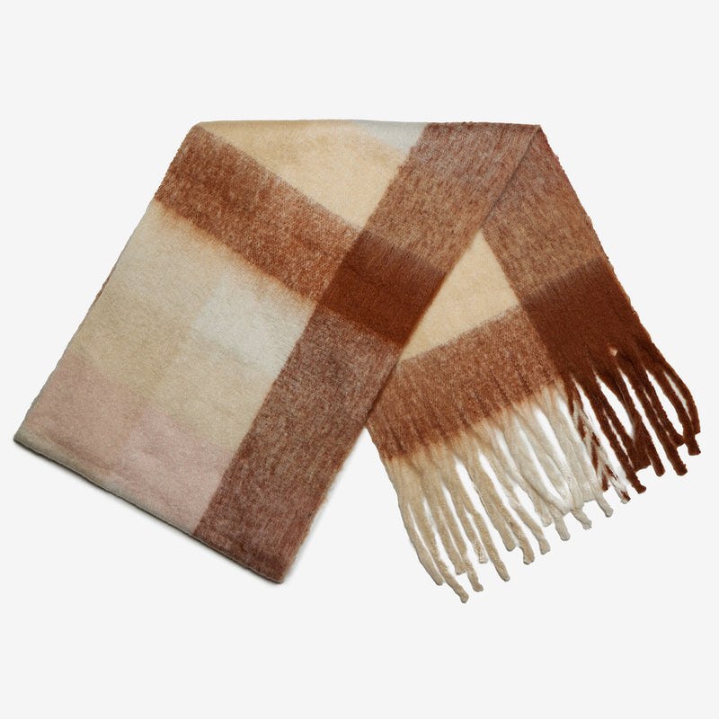 Wyeth Roscoe Scarf in Pink Brown