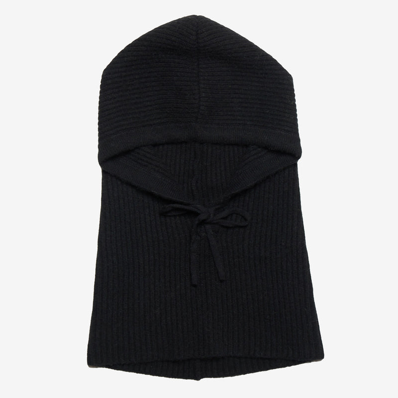 Wyeth Greta Wool Beanie in Black – cashmere