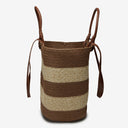 Laguna Fabric Basket Bag in Chocolate