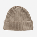 Francis Wool Beanie in Taupe - Men's