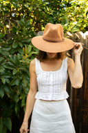 Winona Packable Panama in Black