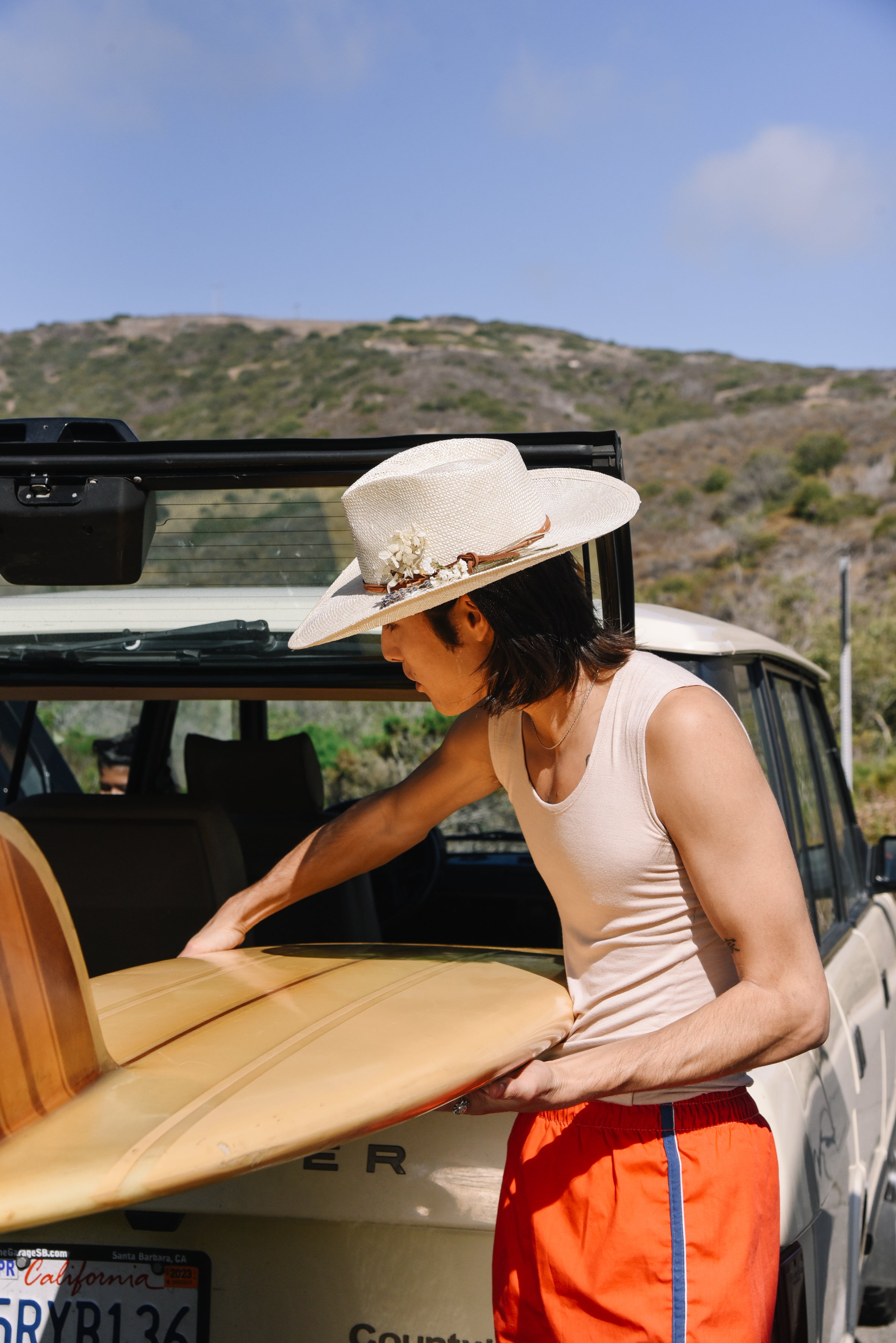 Lindsey Toyo Straw Sun Hat in Cream
